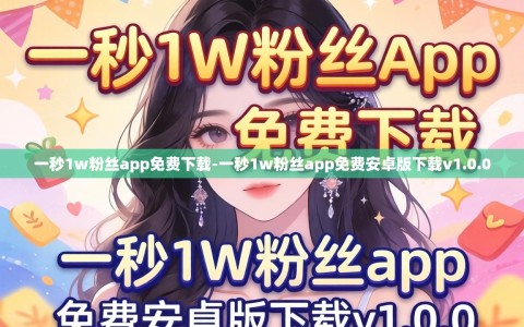 一秒1w粉丝app免费下载-一秒1w粉丝app免费安卓版下载v1.0.0