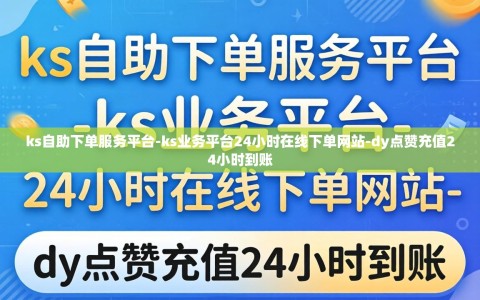 ks自助下单服务平台-ks业务平台24小时在线下单网站-dy点赞充值24小时到账