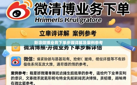 新浪微博业务下单步骤详解及案例参考