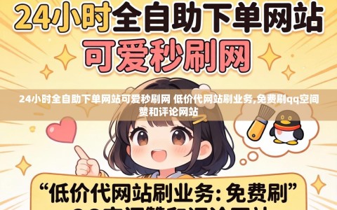 24小时全自助下单网站可爱秒刷网 低价代网站刷业务,免费刷qq空间赞和评论网站