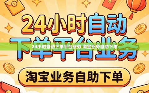 24小时自动下单平台业务 淘宝业务自助下单
