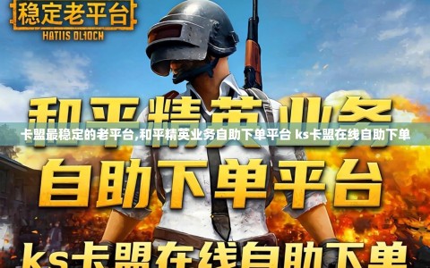 卡盟最稳定的老平台,和平精英业务自助下单平台 ks卡盟在线自助下单