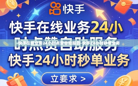 快手在线业务24小时点赞自助服务-快手24小时秒单业务