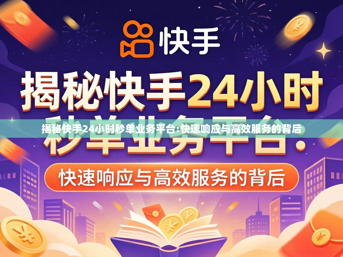 揭秘快手24小时秒单业务平台