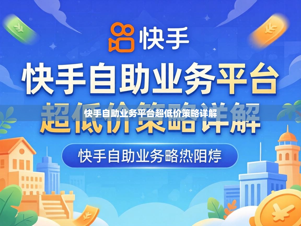 快手自助业务平台超低价策略详解
