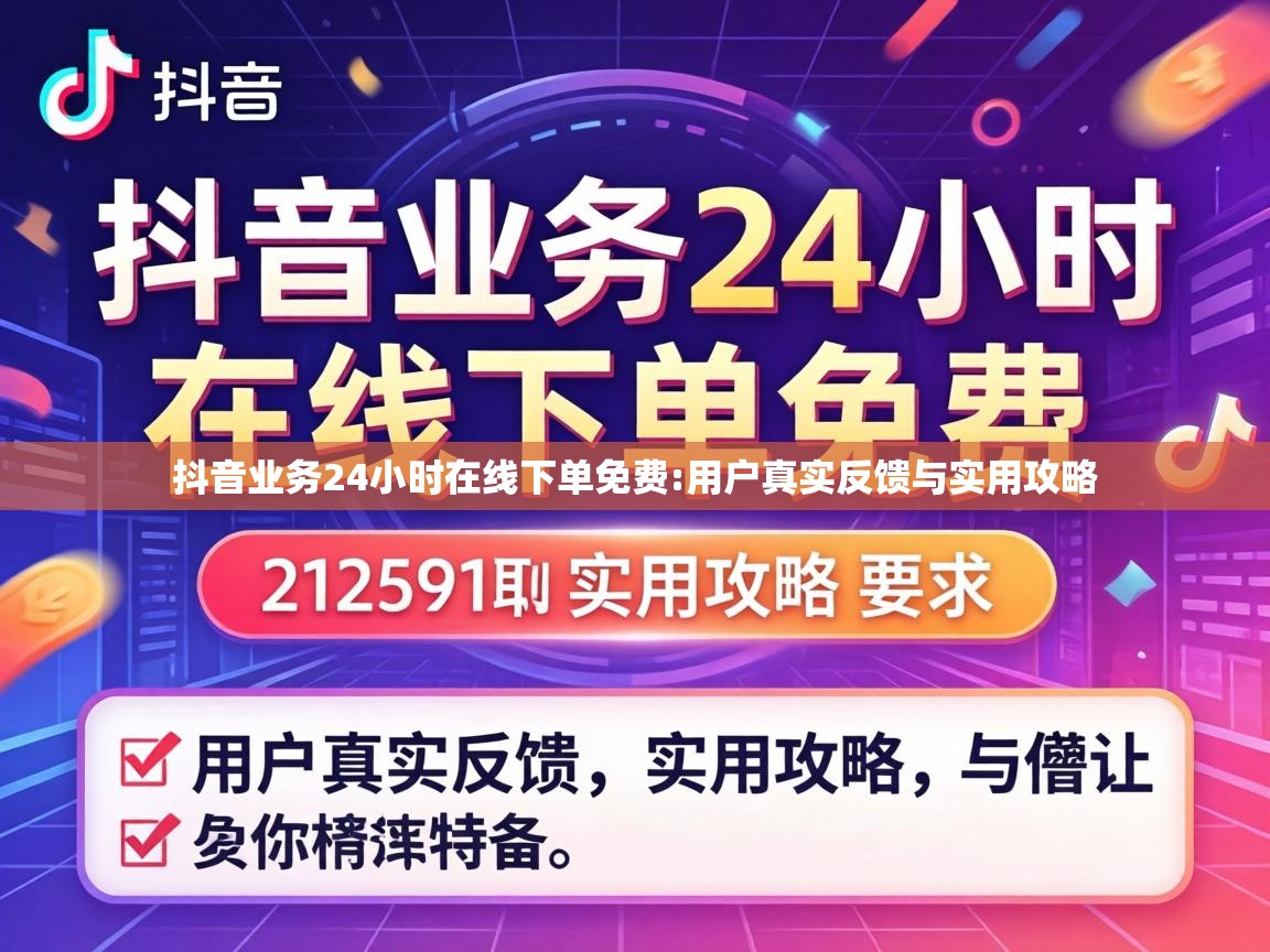 抖音业务24小时在线下单免费