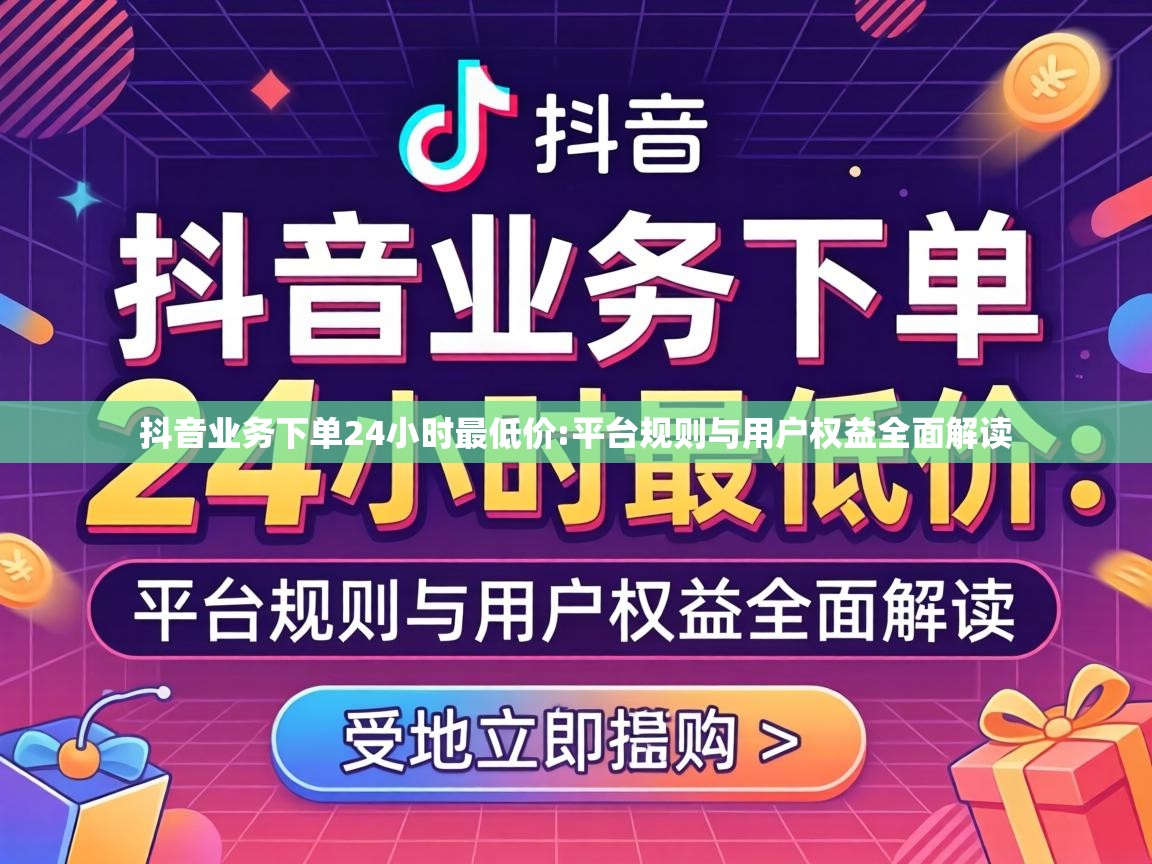 抖音业务下单24小时最低价