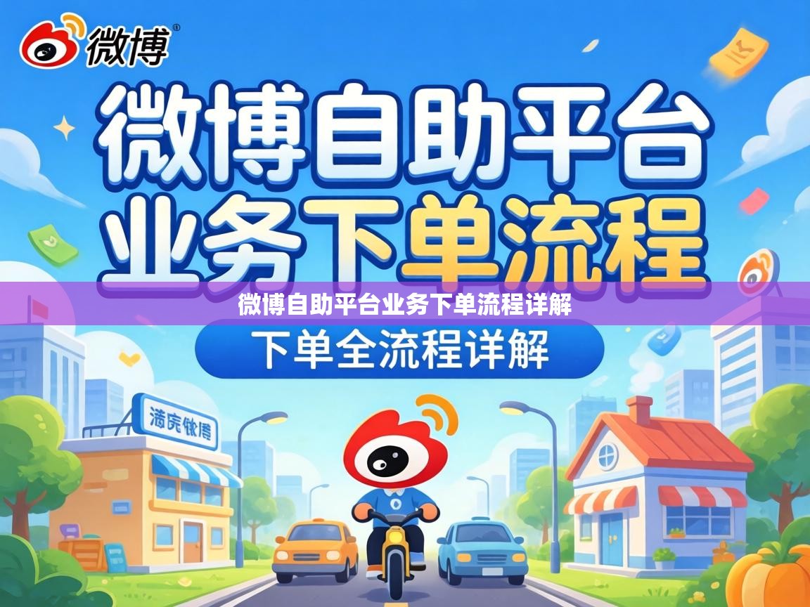微博自助平台业务下单流程详解