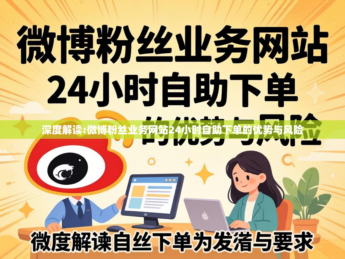 微博粉丝业务网站24小时自助下单的优势与风险
