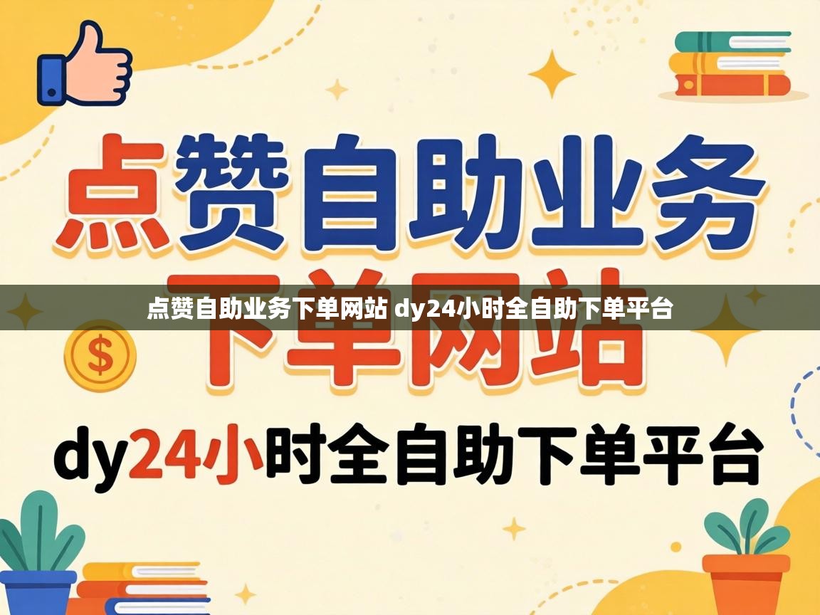 点赞自助业务下单网站 dy24小时全自助下单平台
