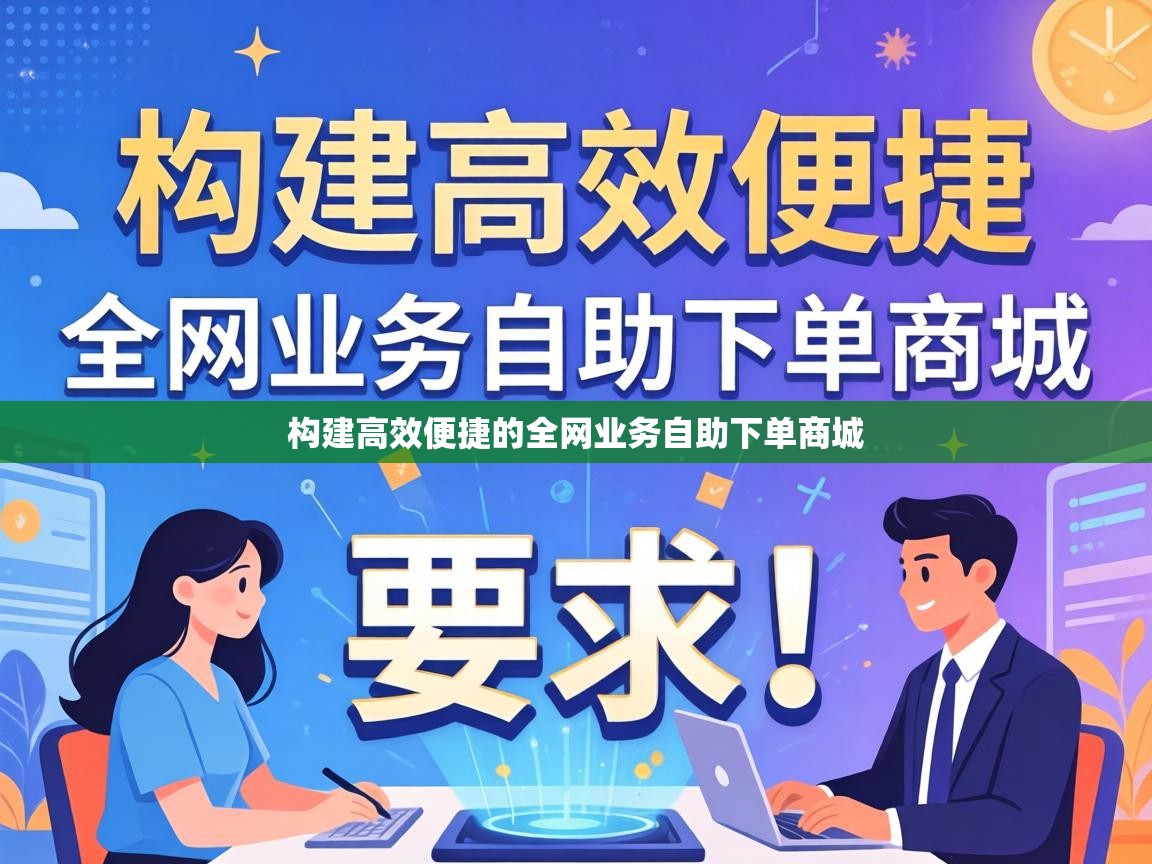 构建高效便捷的全网业务自助下单商城