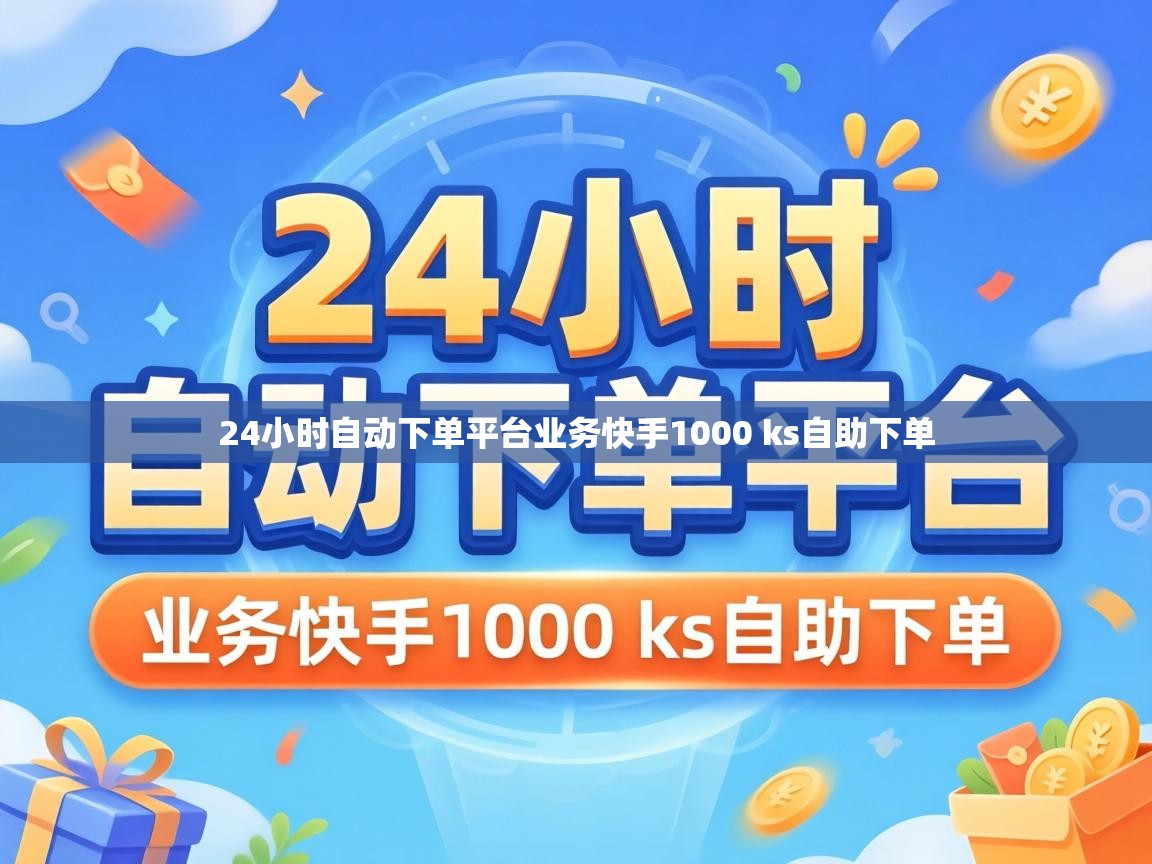 24小时自动下单平台业务快手1000 ks自助下单