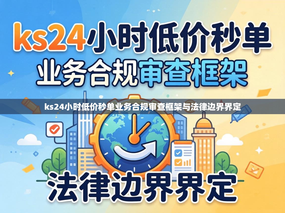ks24小时低价秒单业务合规审查框架与法律边界界定