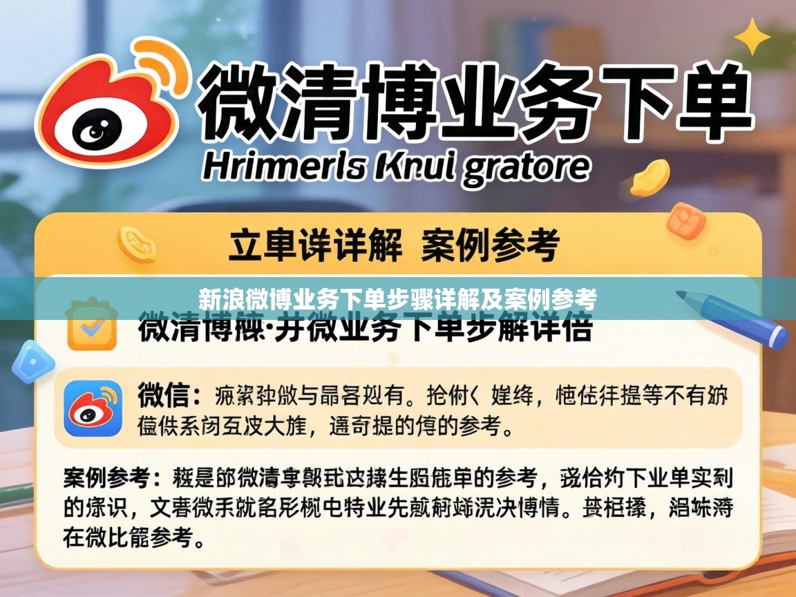 新浪微博业务下单步骤详解及案例参考