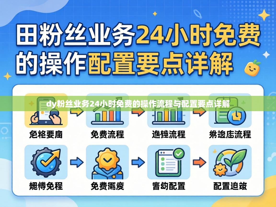 dy粉丝业务24小时免费的操作流程与配置要点详解