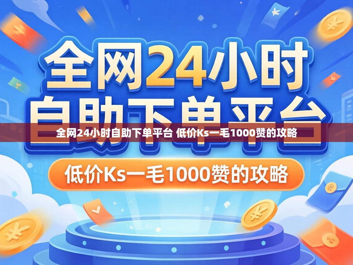 全网24小时自助下单平台 低价Ks一毛1000赞的攻略