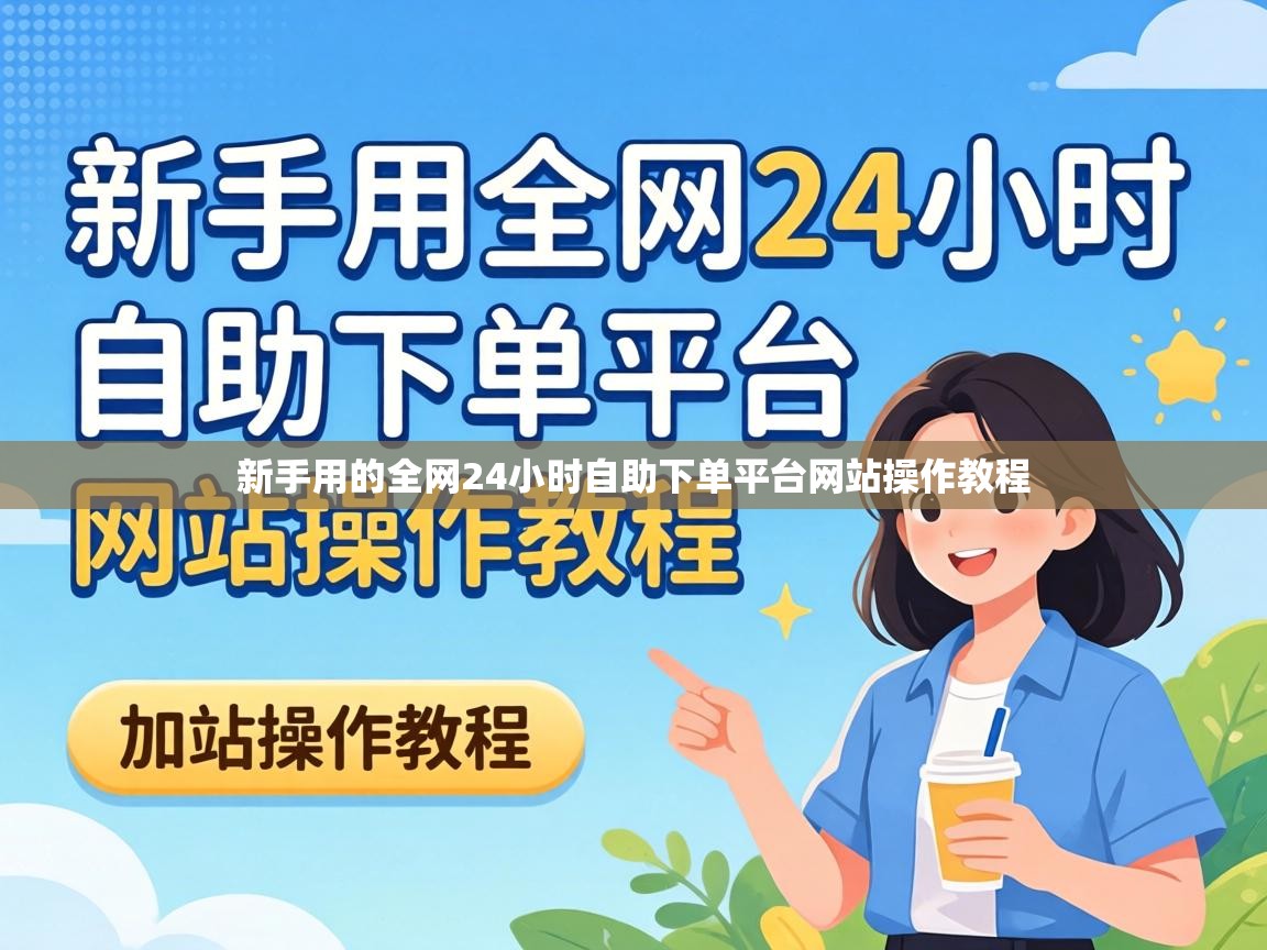 新手用的全网24小时自助下单平台网站操作教程