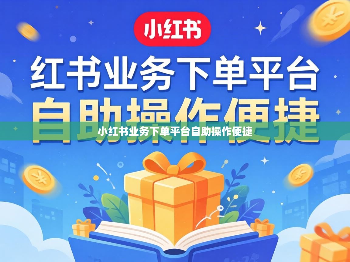 小红书业务下单平台自助操作便捷