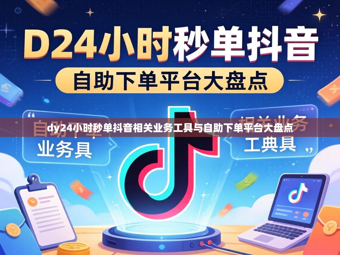 dy24小时秒单抖音相关业务工具与自助下单平台大盘点