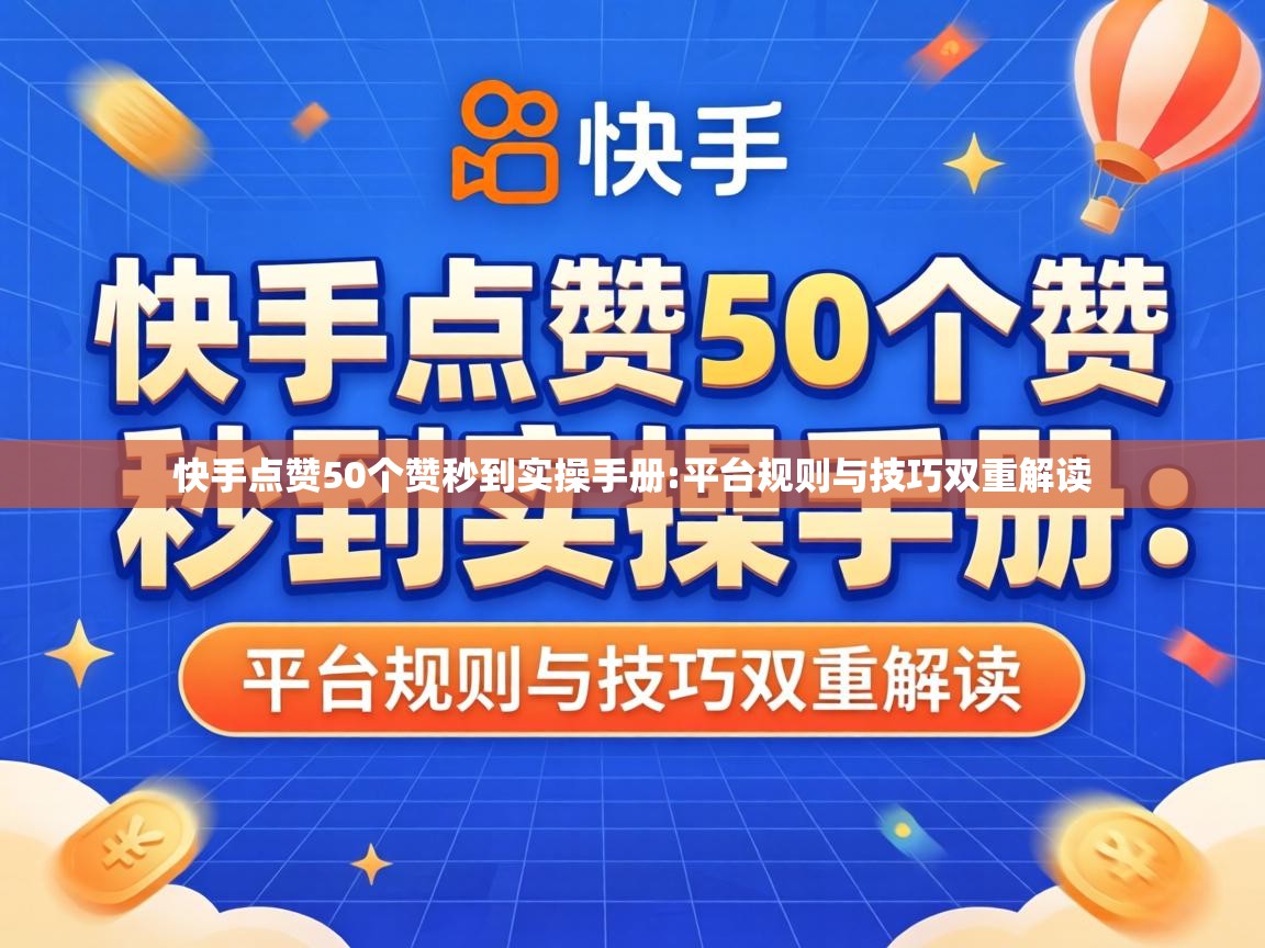 快手点赞50个赞秒到实操手册:平台规则与技巧双重解读 快手点赞50个赞秒到实操手册