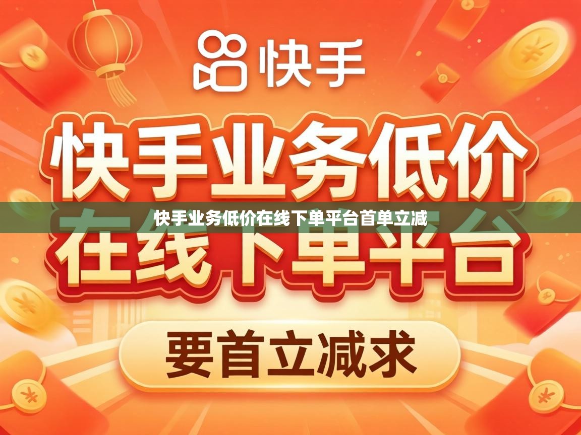 快手业务低价在线下单平台首单立减