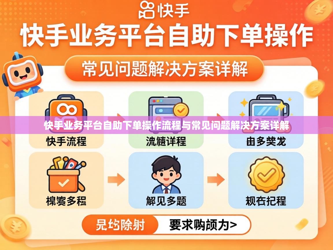 快手业务平台自助下单操作流程与常见问题解决方案详解 快手业务平台自助下单操作流程与常见问题解决方案详解