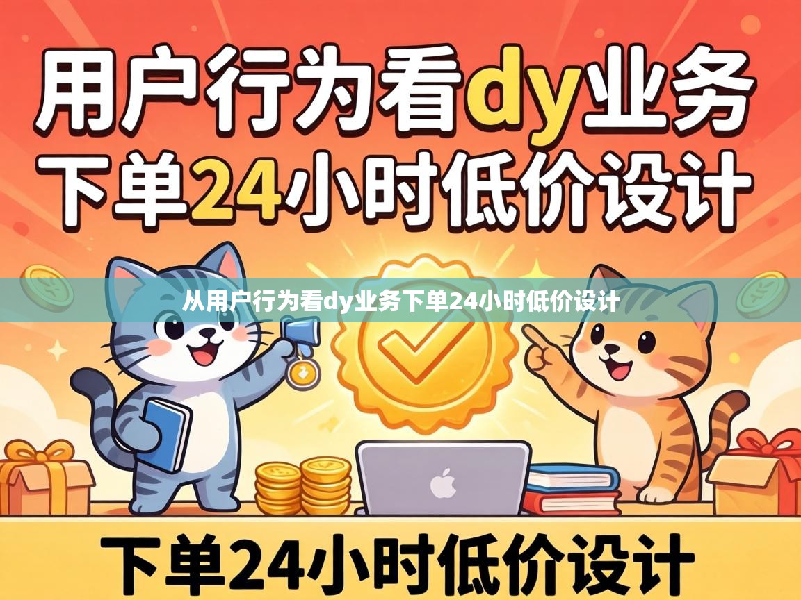 从用户行为看dy业务下单24小时低价设计