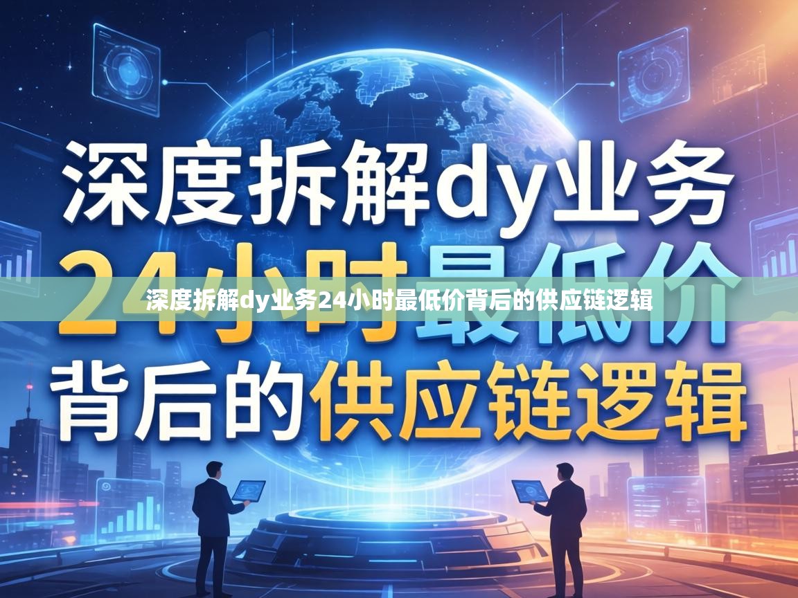 深度拆解dy业务24小时最低价背后的供应链逻辑