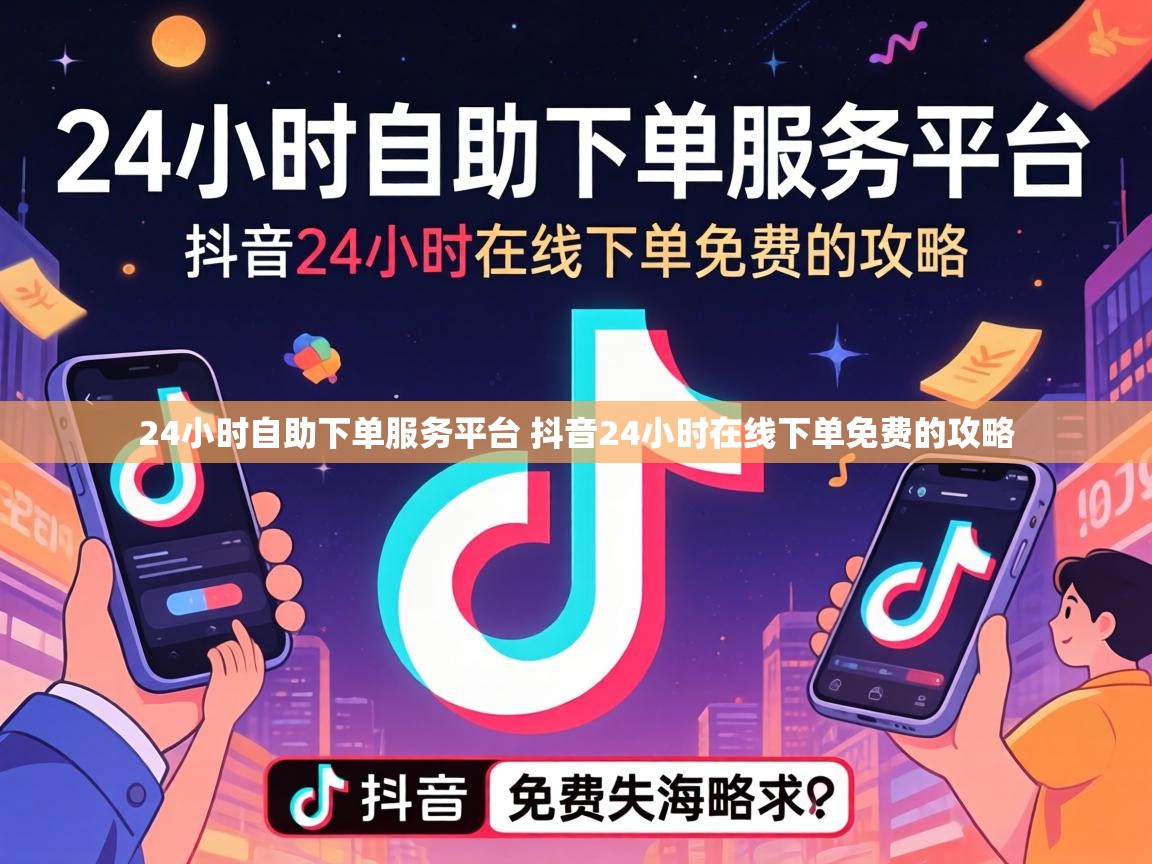 24小时自助下单服务平台 抖音24小时在线下单免费的攻略