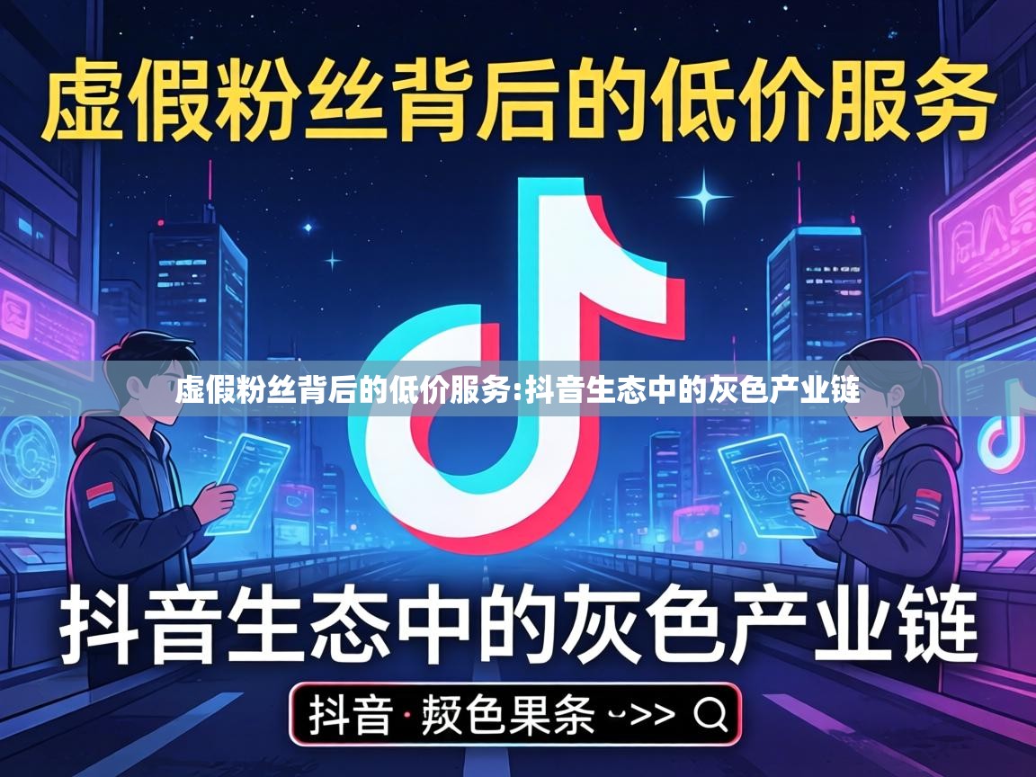 虚假粉丝背后的低价服务:抖音生态中的灰色产业链 虚假粉丝背后的低价服务