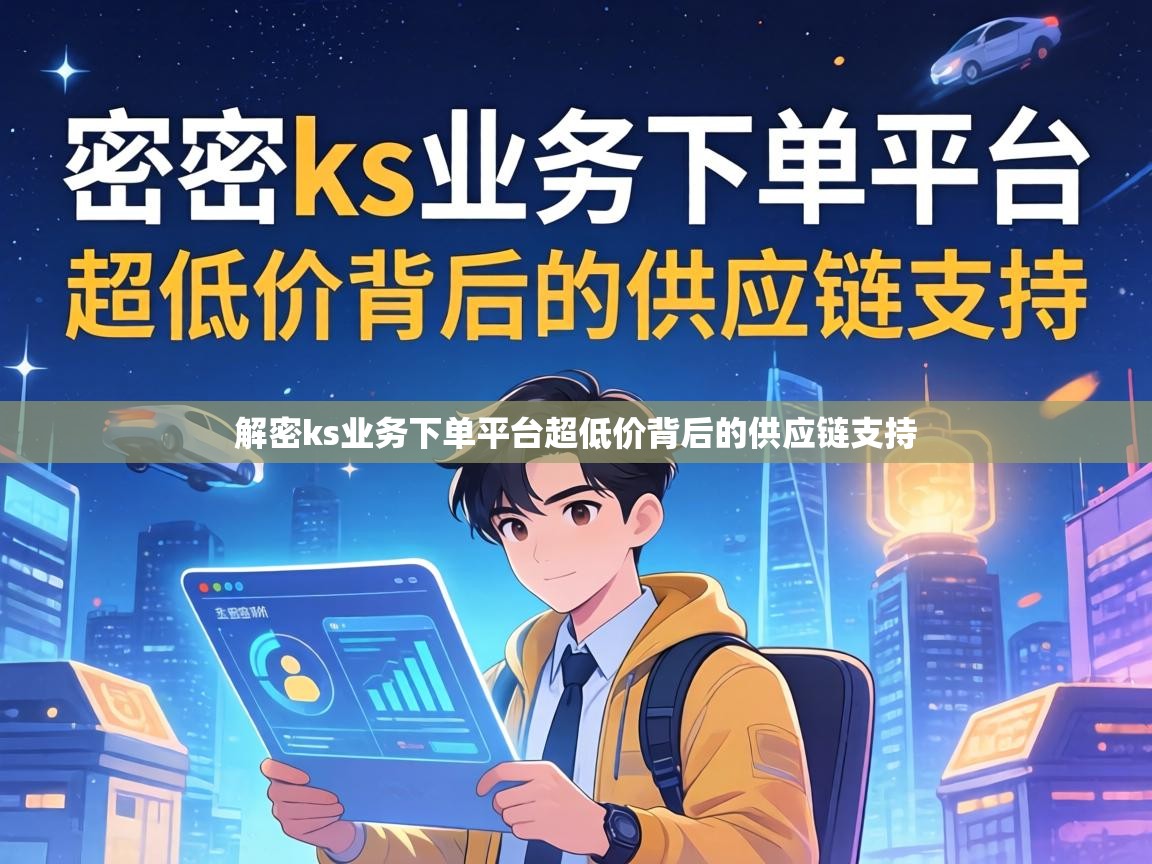 解密ks业务下单平台超低价背后的供应链支持