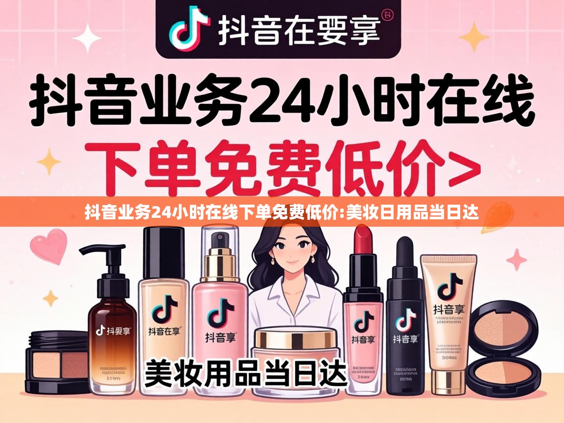抖音业务24小时在线下单免费低价