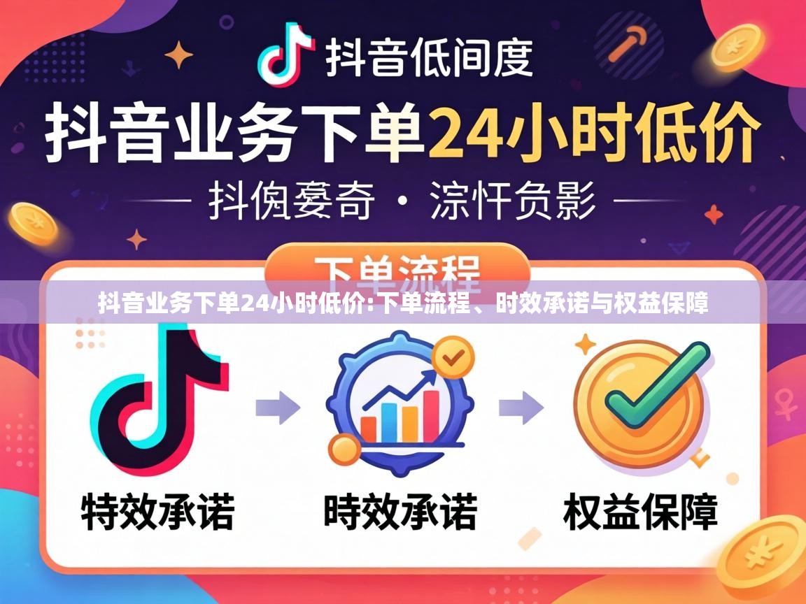 抖音业务下单24小时低价