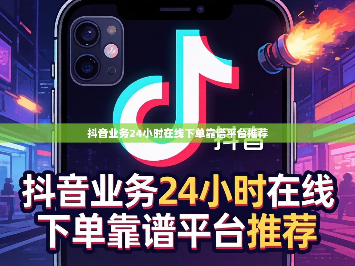 抖音业务24小时在线下单靠谱平台推荐